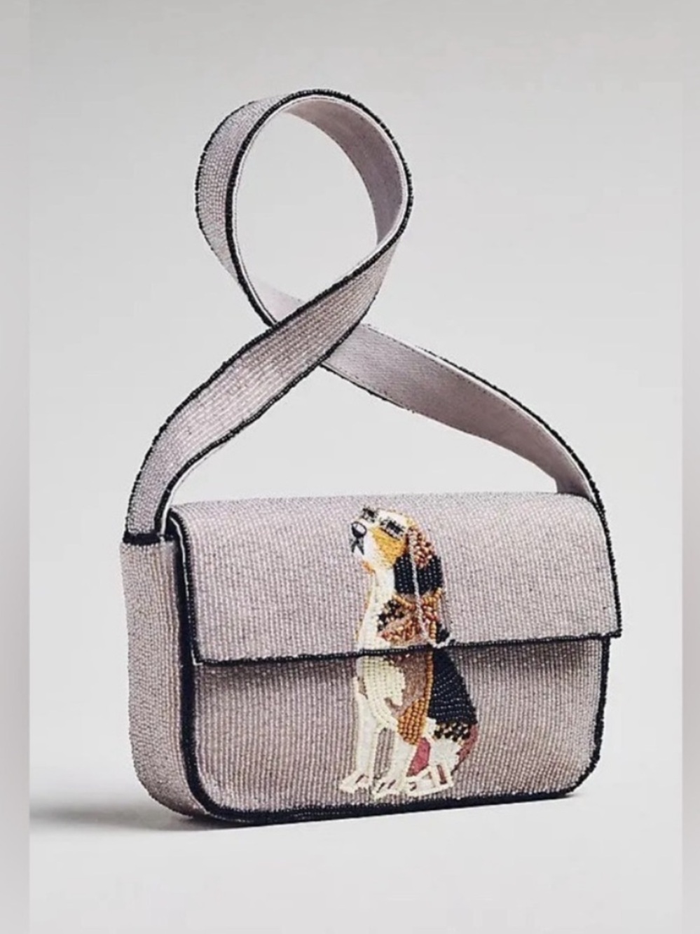 Anthropologie The Fiona Beaded Bag: Animal Edition Beagle - Picture 3 of 11